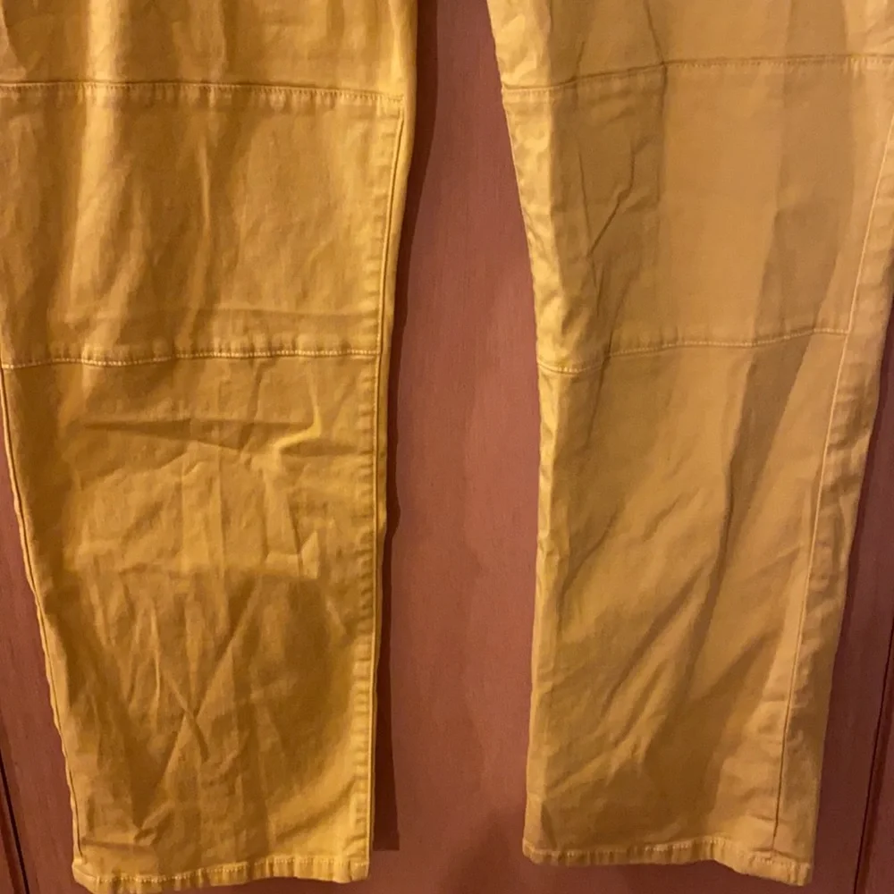 Cabi Utility Trousers Pants 2021 Mustard Yellow Size 16 - Picture 7 of 13